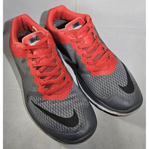 Nike Men's FS Lite Run 3 Grey/Red/White Running Sneaker Size 11 W/ Flaw See Pic - Picture 5 of 14